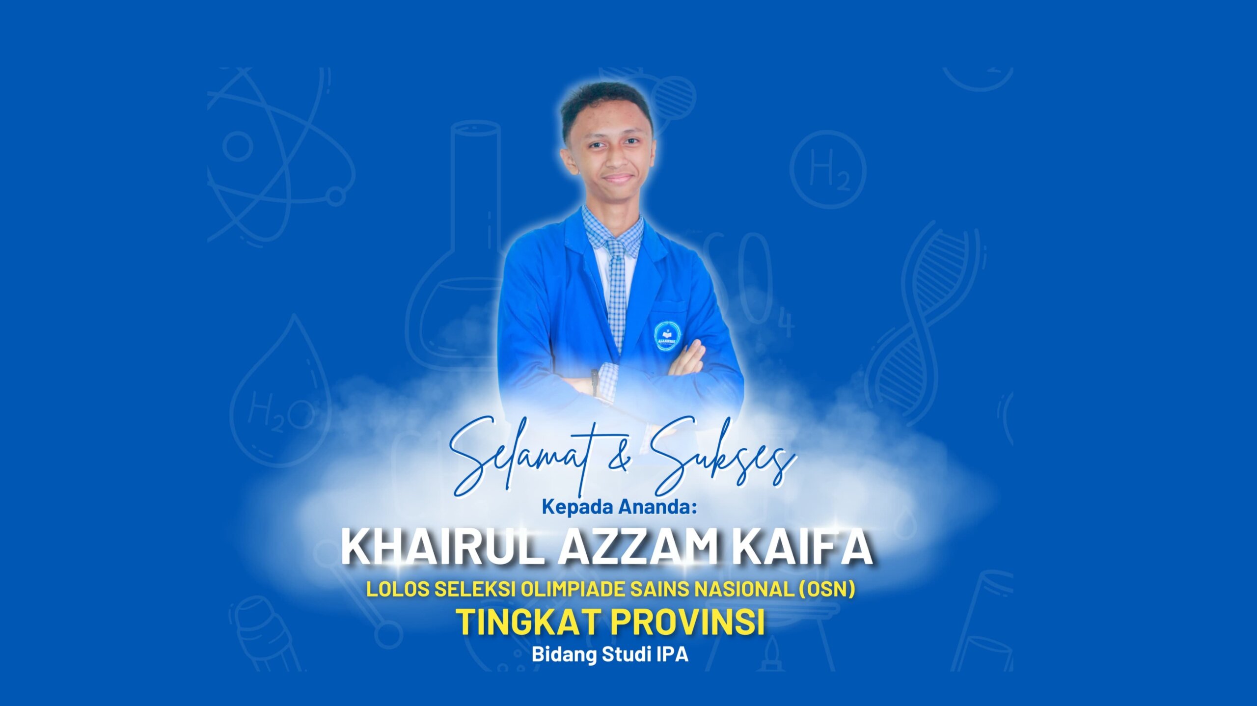 Khairul Azzam Kaifa Siap Bersaing di Tingkat Provinsi pada Ajang Olimpiade Sains Nasional 2024
