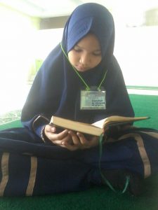 Nasyawa Arumi Mengikuti Lomba Hifdzil Qur'an Tingkat SD