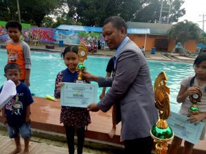 Perenang cilik Membawa Kemenangan