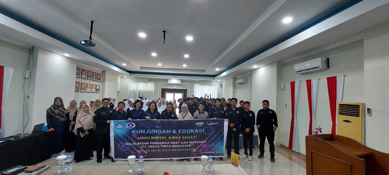 Kunjungan Pendidikan ke PDAM & BPOM Makassar oleh SMA Islam Al Akhyar Makassar