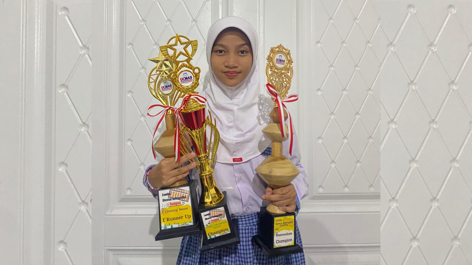 Nur Anisah, Sabet Tiga Gelar sekaligus di Lomba Mental Aritmatika Sempoa