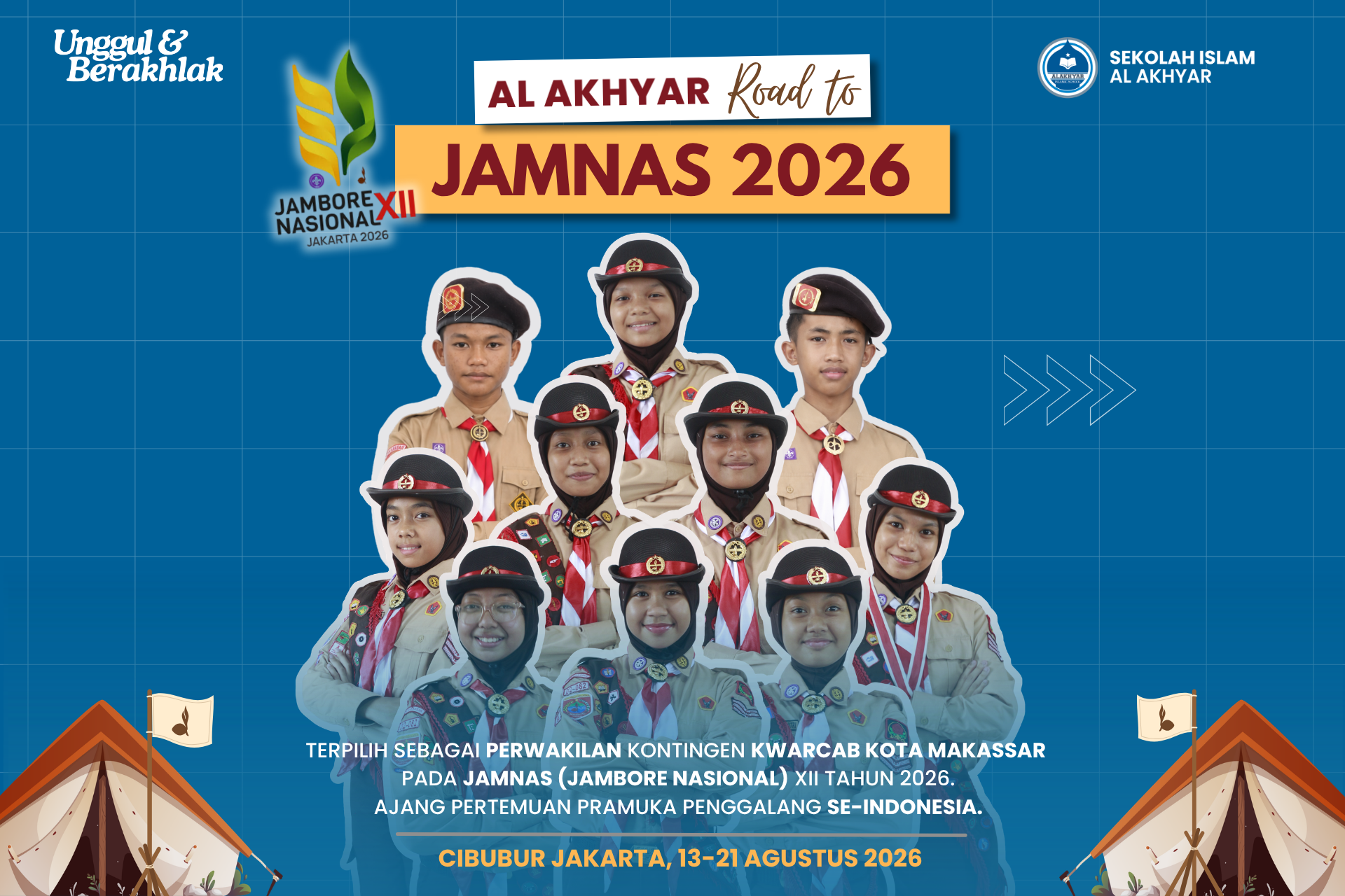 Prestasi Membanggakan! Siswa SD-SMP Islam Al Akhyar Melaju Ke Jambore Nasional 2026, Cibubur, Jakarta
